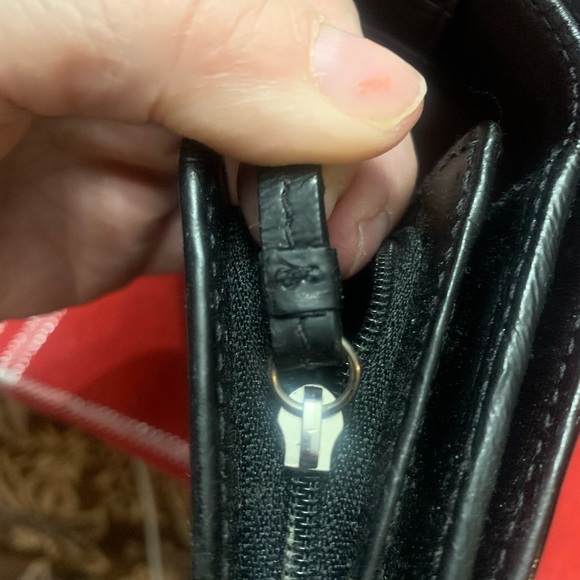 Coach Black and Gray Signature Wallet - Picture 6 of 9